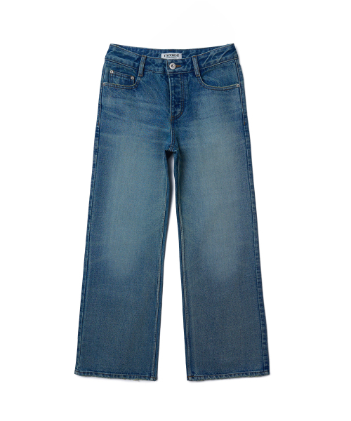 TTUDEMENT(トュードメント)の「SEMI BOOTCUT DENIM PANTS_WASHED BLUE(デニムパンツ・レディース・その他・SMALL/MEDIUM)」の2枚目の写真