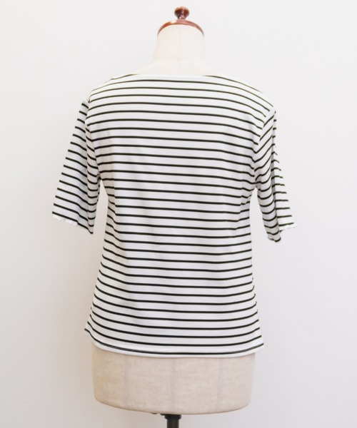 CLETTE（クレット）の「フロントレースギャザープルオーバー（Tシャツ/カットソー・レディース・オフホワイト/その他/ブラック・LL/4L/3L）」の20枚目の写真