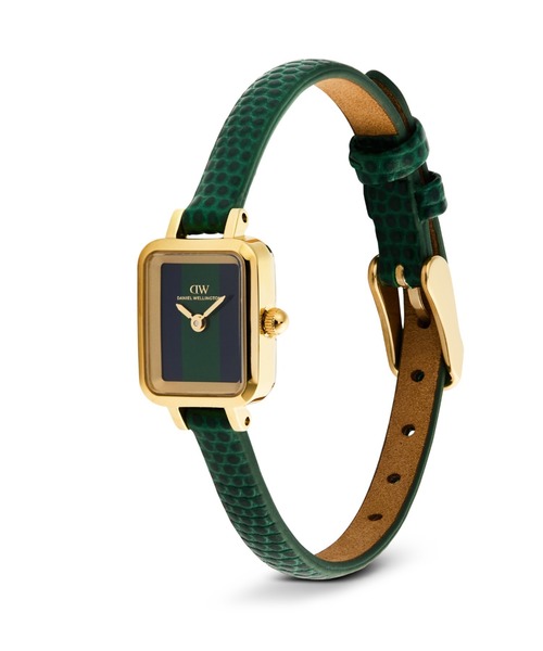 Daniel Wellington（ダニエルウェリントン）の「新作 Quadro Mini Lizard 15.4x18.2MM レディース腕時計（アナログ腕時計・レディース・ブラック/ブラウン/ピンク/グリーン・ONE SIZE）」の7枚目の写真