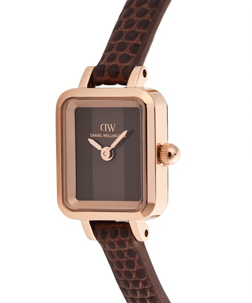 Daniel Wellington（ダニエルウェリントン）の「新作 Quadro Mini Lizard 15.4x18.2MM レディース腕時計（アナログ腕時計・レディース・ブラック/ブラウン/ピンク/グリーン・ONE SIZE）」の10枚目の写真