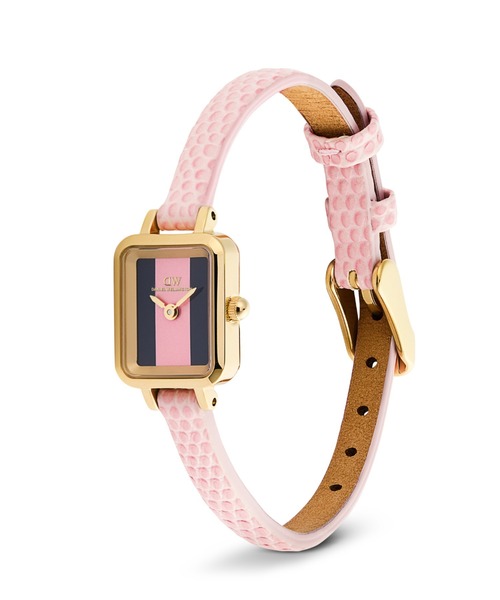 Daniel Wellington（ダニエルウェリントン）の「新作 Quadro Mini Lizard 15.4x18.2MM レディース腕時計（アナログ腕時計・レディース・ブラック/ブラウン/ピンク/グリーン・ONE SIZE）」の11枚目の写真