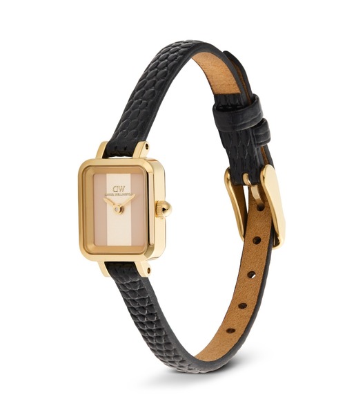 Daniel Wellington（ダニエルウェリントン）の「新作 Quadro Mini Lizard 15.4x18.2MM レディース腕時計（アナログ腕時計・レディース・ブラック/ブラウン/ピンク/グリーン・ONE SIZE）」の5枚目の写真