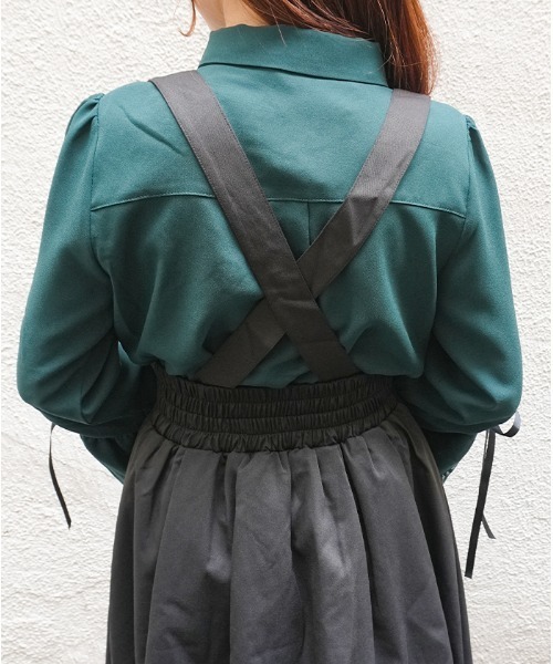 axes femme POETIQUE(アクシーズファムポエティック)の「ディテクティブチェックSK(スカート・レディース・ブラック/ネイビー/ブラウン・MEDIUM)」の5枚目の写真