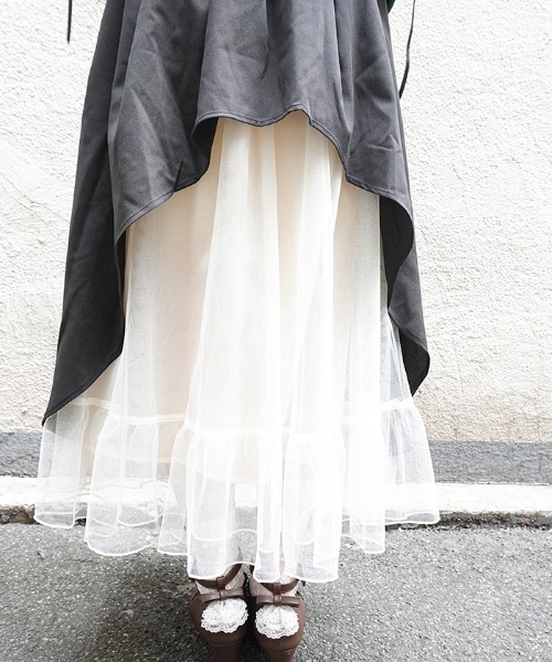axes femme POETIQUE(アクシーズファムポエティック)の「ディテクティブチェックSK(スカート・レディース・ブラック/ネイビー/ブラウン・MEDIUM)」の6枚目の写真