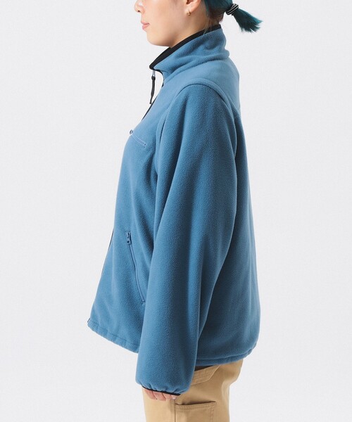 BEAMS BOY（ビームスボーイ）の「デタッチ フリース ブルゾン（ブルゾン・レディース・ブラウン/サックスブルー・1/2/0）」の18枚目の写真