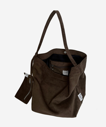 Suede Shoulder bag with Pouch (Walnut Brown)