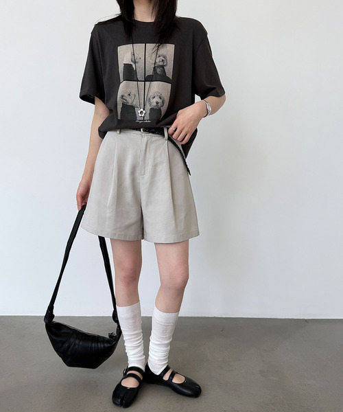 Girly Doll(ガーリードール)の「ベルト付きタック入りショートパンツ(その他パンツ・レディース・モカ/グレー/ホワイト・M/L)」の20枚目の写真
