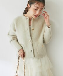 カーディガン ノーカラージャケット」に該当するジャケット/アウター