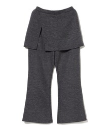 BEAMS HEART（ビームスハート）の「ラップスカート付き カット パンツ（スラックス）」