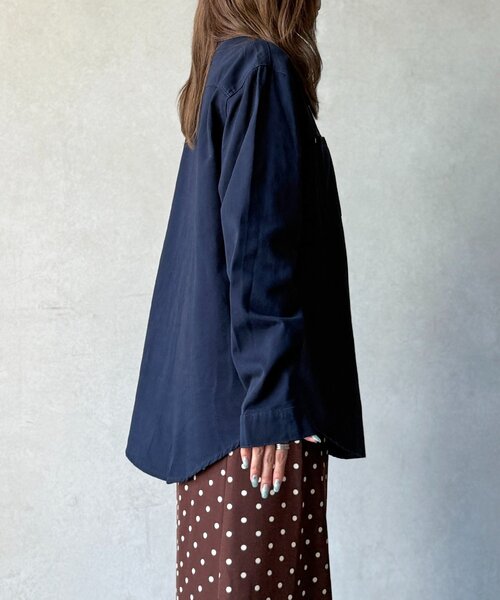 CPCM（シーピーシーエム）の「【WEB限定】ベーシックシャツジャケット（シャツ/ブラウス・レディース・レッド/ネイビー/ホワイト・FREE）」の8枚目の写真