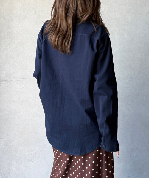 CPCM（シーピーシーエム）の「【WEB限定】ベーシックシャツジャケット（シャツ/ブラウス・レディース・レッド/ネイビー/ホワイト・FREE）」の20枚目の写真