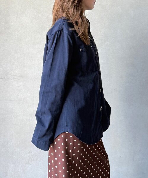 CPCM（シーピーシーエム）の「【WEB限定】ベーシックシャツジャケット（シャツ/ブラウス・レディース・レッド/ネイビー/ホワイト・FREE）」の21枚目の写真