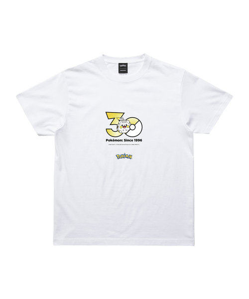 ZOZOSPOT(ゾゾスポット)の「Pokemon 30th Anniversary 1025 T-shirt 「トゲデマル」(Tシャツ/カットソー・レディース・ホワイト・SMALL/MEDIUM/LARGE/X-LARGE/XX-LARGE/XXX-LARGE/100cm/110cm/120cm/130cm/140cm/150cm/160cm)」の1枚目の写真