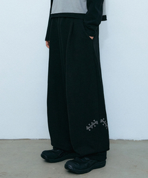 GLYPH スウェットバルーンパンツ ブラック