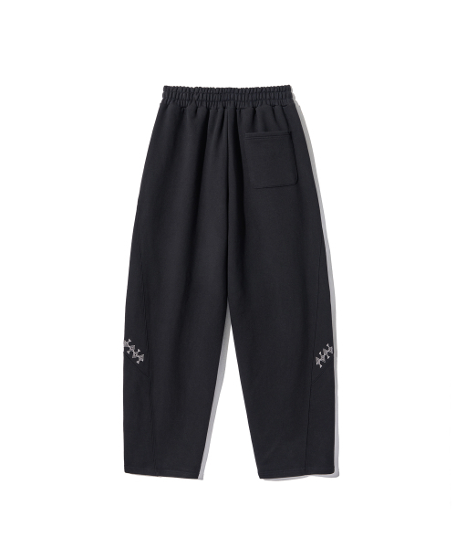 GAKKAI UNIONS(ガッカイユニオンズ)の「GLYPH スウェットバルーンパンツ ブラック(スウェットパンツ・レディース・その他・SMALL/MEDIUM/LARGE)」の3枚目の写真