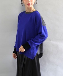 綿シルクプルオーバー