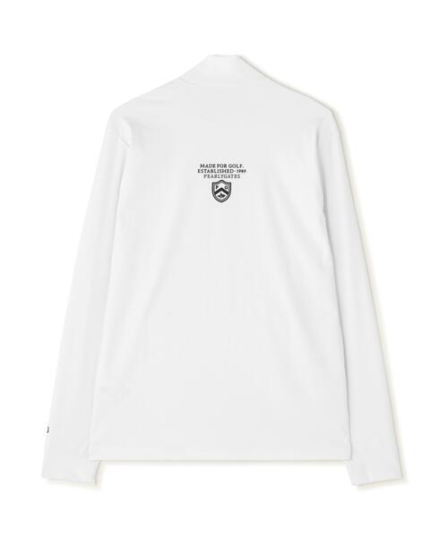 PEARLY GATES(パーリーゲイツ)の「トゥルーボーテトリコットストレッチ長袖ハイネックカットソー (MENS)(Tシャツ/カットソー・メンズ・ホワイト/ネイビー・LARGE/MEDIUM/X-LARGE)」の17枚目の写真