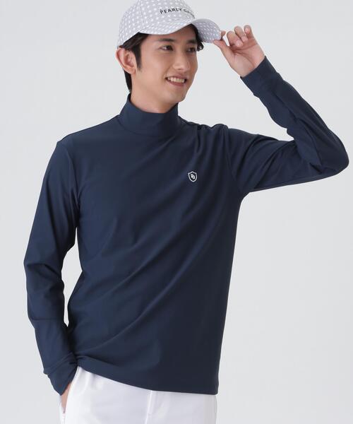 PEARLY GATES(パーリーゲイツ)の「トゥルーボーテトリコットストレッチ長袖ハイネックカットソー (MENS)(Tシャツ/カットソー・メンズ・ホワイト/ネイビー・LARGE/MEDIUM/X-LARGE)」の22枚目の写真