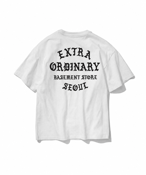 EXTRAORDINARY(エクストラオーディナリー)の「EX SEOUL STORE Tシャツ ホワイト(Tシャツ/カットソー・メンズ・その他・SMALL/MEDIUM/LARGE/X-LARGE/XX-LARGE)」の2枚目の写真