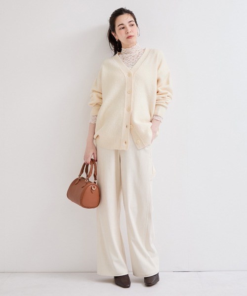 le cercle ADAM ET ROPE'（ルセルクルアダムエロペ）の「ロングカーディガン（カーディガン/ボレロ・レディース・ホワイト系その他2/ブルー系その他4/ライトグレー・FREE）」の4枚目の写真