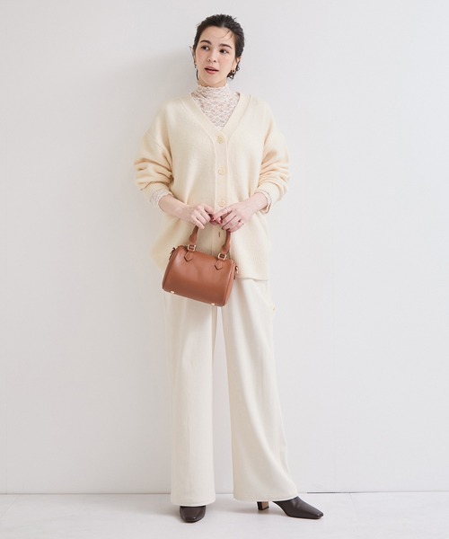 le cercle ADAM ET ROPE'（ルセルクルアダムエロペ）の「ロングカーディガン（カーディガン/ボレロ・レディース・ホワイト系その他2/ブルー系その他4/ライトグレー・FREE）」の5枚目の写真