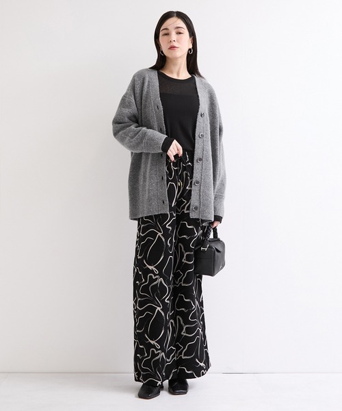 le cercle ADAM ET ROPE'（ルセルクルアダムエロペ）の「ロングカーディガン（カーディガン/ボレロ・レディース・ホワイト系その他2/ブルー系その他4/ライトグレー・FREE）」の9枚目の写真