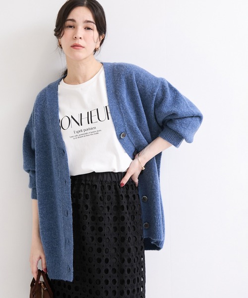 le cercle ADAM ET ROPE'（ルセルクルアダムエロペ）の「ロングカーディガン（カーディガン/ボレロ・レディース・ホワイト系その他2/ブルー系その他4/ライトグレー・FREE）」の13枚目の写真