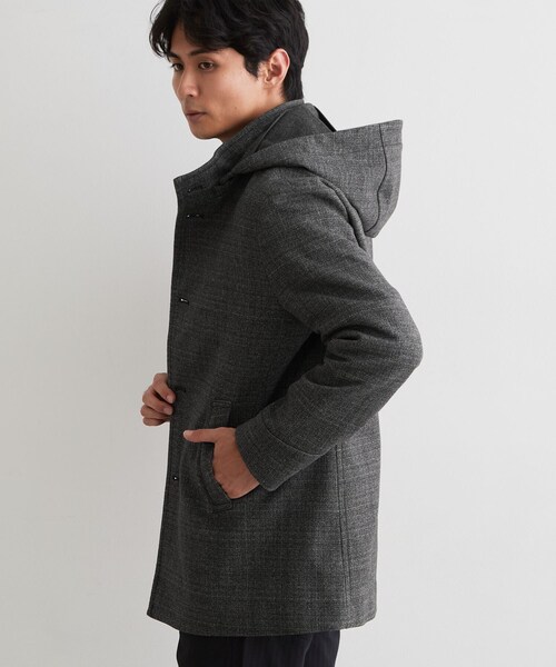 THE SHOP TK （ザ ショップ ティーケー ）の「【洗える／ビジネス兼用／2WAY】ウーリック スタンドカラーコート（その他アウター・メンズ・ネイビー/ブラック/グレー系その他2・03/02/04）」の17枚目の写真