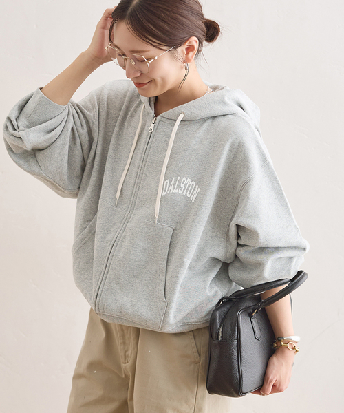 JOURNAL STANDARD(ジャーナルスタンダード)の「SWEAT HOODIE(パーカー・レディース・グレー/ブラック・FREE)」の1枚目の写真