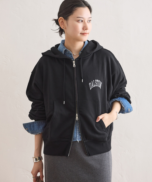 JOURNAL STANDARD(ジャーナルスタンダード)の「SWEAT HOODIE(パーカー・レディース・グレー/ブラック・FREE)」の15枚目の写真
