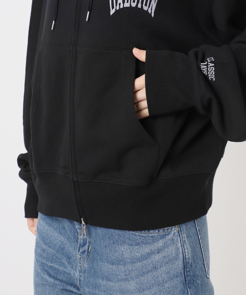 JOURNAL STANDARD(ジャーナルスタンダード)の「SWEAT HOODIE(パーカー・レディース・グレー/ブラック・FREE)」の4枚目の写真
