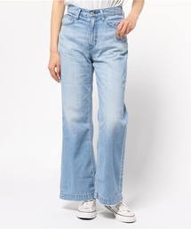 X-girl | 【NYLON JAPAN掲載】DENIM BAGGY PANTS /デニムパンツ/バギー/太めシルエット/トレンド/インディゴ(デニムパンツ)