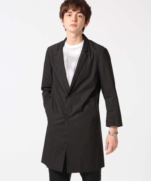 HARE（ハレ）の「チェスターシャツ8分袖(HARE)（シャツ/ブラウス・メンズ・ライトグレー/ブルー/ブラック・MEDIUM/SMALL/LARGE）」の8枚目の写真