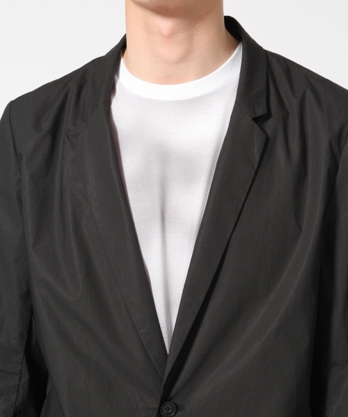 HARE（ハレ）の「チェスターシャツ8分袖(HARE)（シャツ/ブラウス・メンズ・ライトグレー/ブルー/ブラック・MEDIUM/SMALL/LARGE）」の11枚目の写真