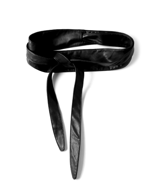 Heather（ヘザー）の「ホソサッシュベルト　748593（ベルト・レディース・ブラック/ベージュ系その他・FREE）」の6枚目の写真