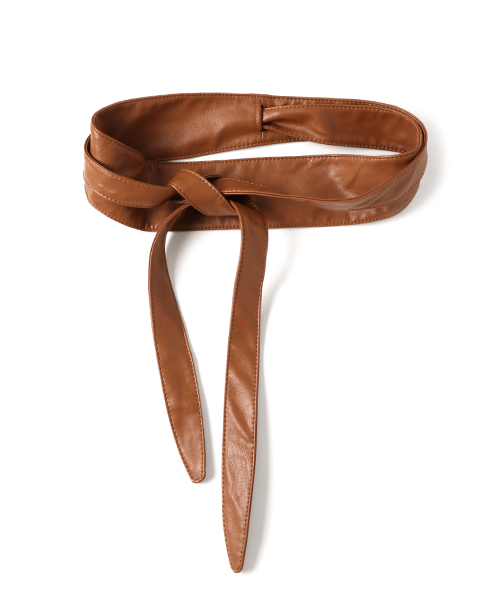 Heather（ヘザー）の「ホソサッシュベルト　748593（ベルト・レディース・ブラック/ベージュ系その他・FREE）」の7枚目の写真