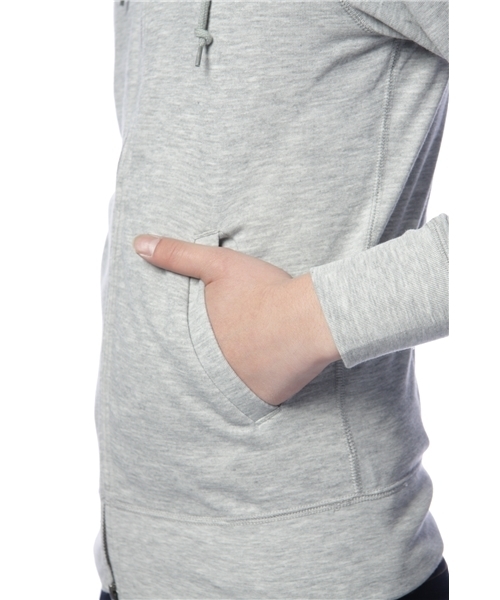 NANO universe(ナノユニバース)の「Wire Hood Zip PK パーカー(パーカー・メンズ・サーモンピンク/グレー/ネイビー/ブラック/トップグレー・SMALL/MEDIUM/LARGE)」の11枚目の写真