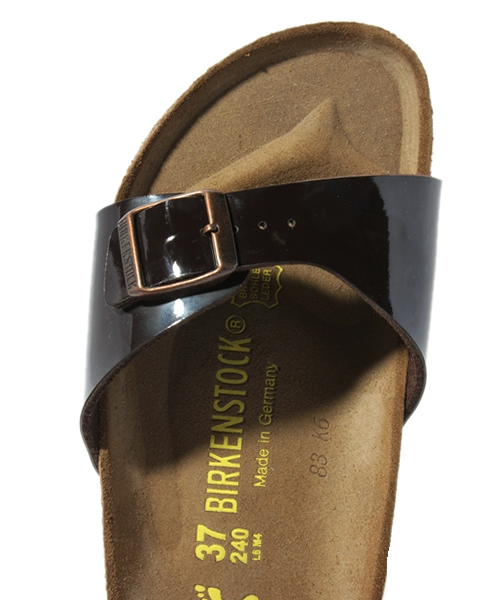 BIRKENSTOCK（ビルケンシュトック）の「BIRKENSTOCK / MADRID BF Patent Chocolate（サンダル・レディース・チョコ・36/37/38）」の5枚目の写真