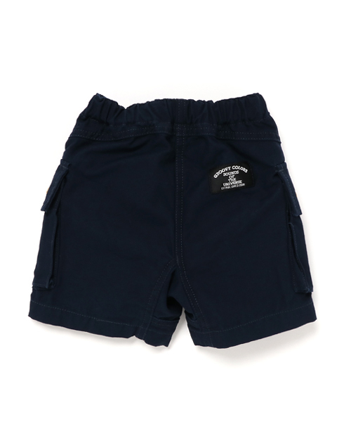 GROOVY COLORS（グルービーカラーズ）の「ツルツルツイルカーゴショートパンツ（その他パンツ・キッズ・カーキ/ネイビー/ブルー・140/100/120/110/130/90）」の4枚目の写真
