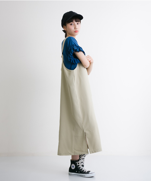 MERLOT（メルロー）の「ジャンパースカート4928（ジャンパースカート・レディース・ネイビー/ピンク/ライトブルー/カーキ・FREE）」の13枚目の写真