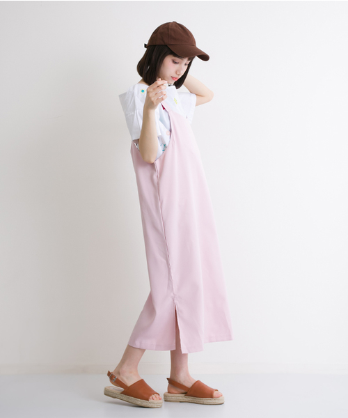 MERLOT（メルロー）の「ジャンパースカート4928（ジャンパースカート・レディース・ネイビー/ピンク/ライトブルー/カーキ・FREE）」の20枚目の写真