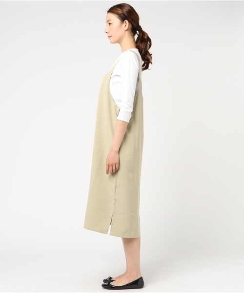 MERLOT（メルロー）の「ジャンパースカート4928（ジャンパースカート・レディース・ネイビー/ピンク/ライトブルー/カーキ・FREE）」の6枚目の写真