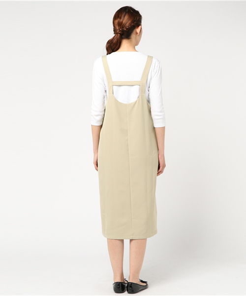 MERLOT（メルロー）の「ジャンパースカート4928（ジャンパースカート・レディース・ネイビー/ピンク/ライトブルー/カーキ・FREE）」の7枚目の写真