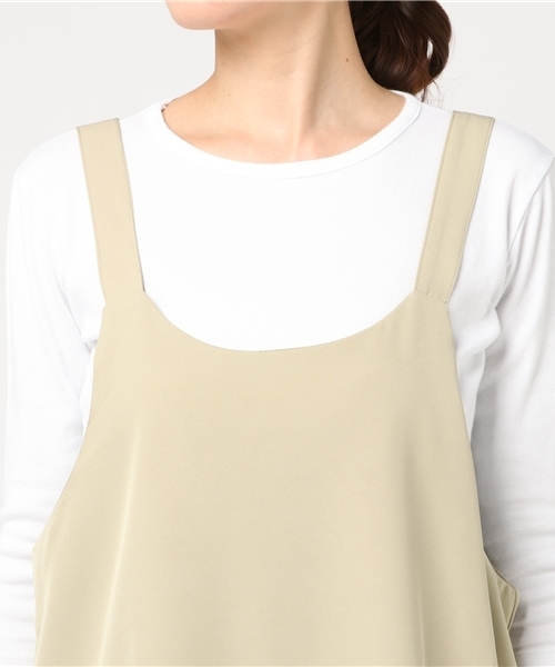 MERLOT（メルロー）の「ジャンパースカート4928（ジャンパースカート・レディース・ネイビー/ピンク/ライトブルー/カーキ・FREE）」の8枚目の写真