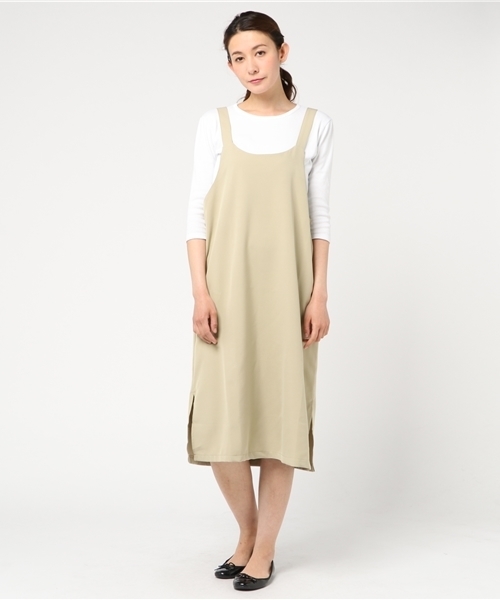 MERLOT（メルロー）の「ジャンパースカート4928（ジャンパースカート・レディース・ネイビー/ピンク/ライトブルー/カーキ・FREE）」の12枚目の写真