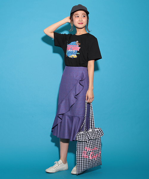 one after another NICE CLAUP（ワンアフターアナザーナイスクラップ）の「地名プリントTシャツ（Tシャツ/カットソー・レディース・イエロー/オフホワイト/ブラック・FREE）」の11枚目の写真