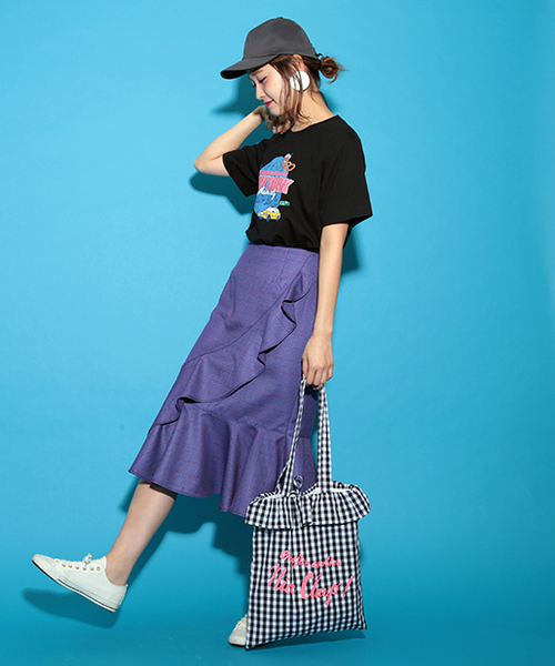 one after another NICE CLAUP（ワンアフターアナザーナイスクラップ）の「地名プリントTシャツ（Tシャツ/カットソー・レディース・イエロー/オフホワイト/ブラック・FREE）」の13枚目の写真