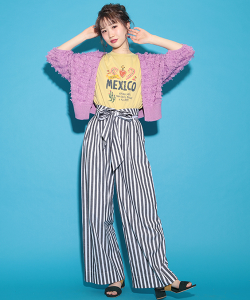 one after another NICE CLAUP（ワンアフターアナザーナイスクラップ）の「地名プリントTシャツ（Tシャツ/カットソー・レディース・イエロー/オフホワイト/ブラック・FREE）」の6枚目の写真
