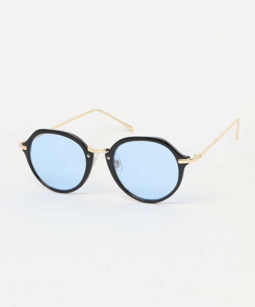 JACKROSE（ジャックローズ）の「ボストンサングラス（サングラス・メンズ・ブラウン/ピンク/ブルー・フリー）」の2枚目の写真