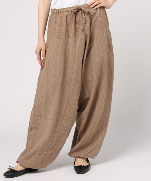 チャイハネ(チャイハネ)の「【チャイハネ】コップンサルエルパンツ(その他パンツ・レディース・ブラック/ベージュ/グリーン/パープル/レッド/ブルー・FREE)」の15枚目の写真